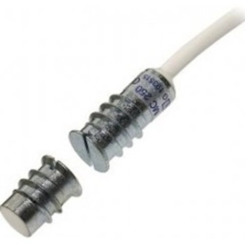 MC 250-6 Alarmtech MC 250-6 Contact Magnétique, Encastrable NC-NO, Câble de 6M, Métal